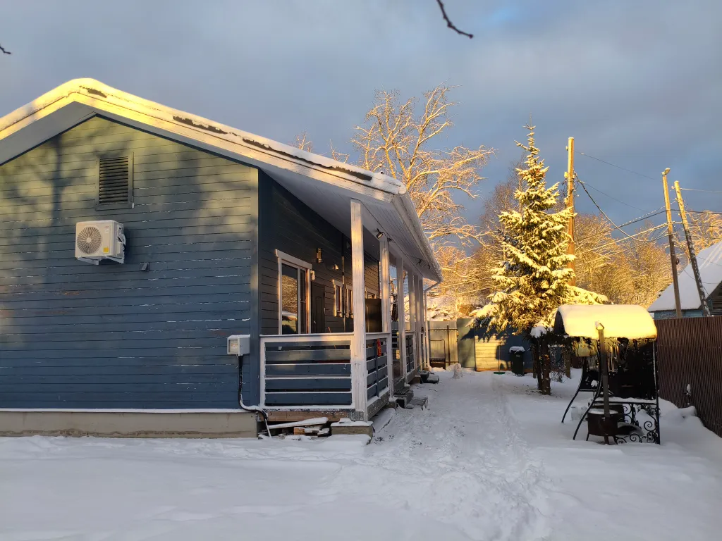 Дом с сауной и барбекю