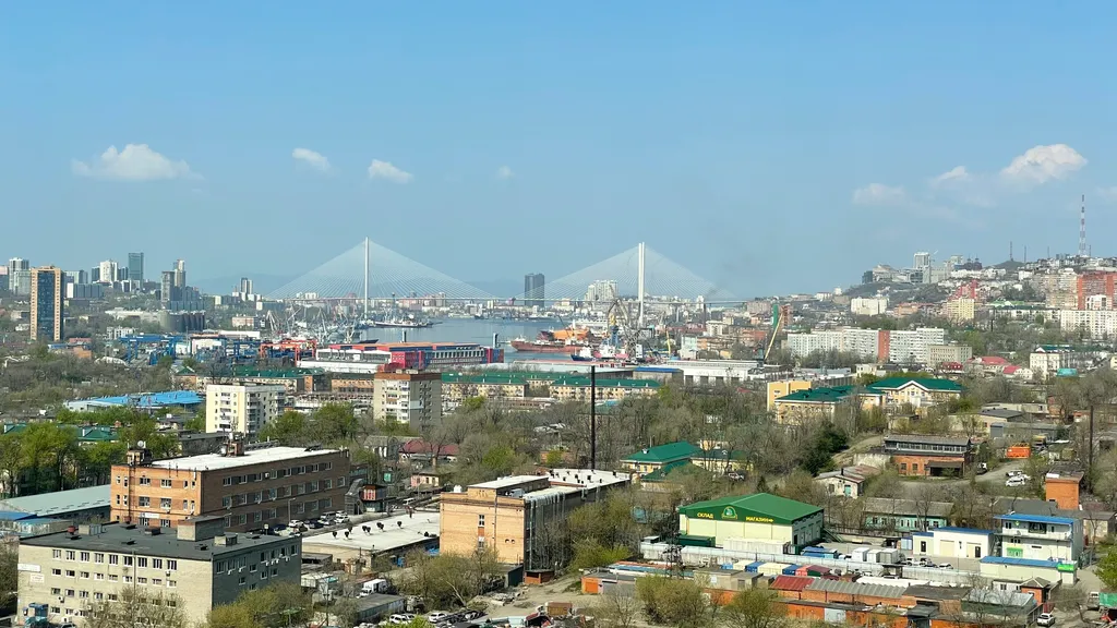 Квартира Квартира Уютная студия с прекрасным видом на город — Владивосток