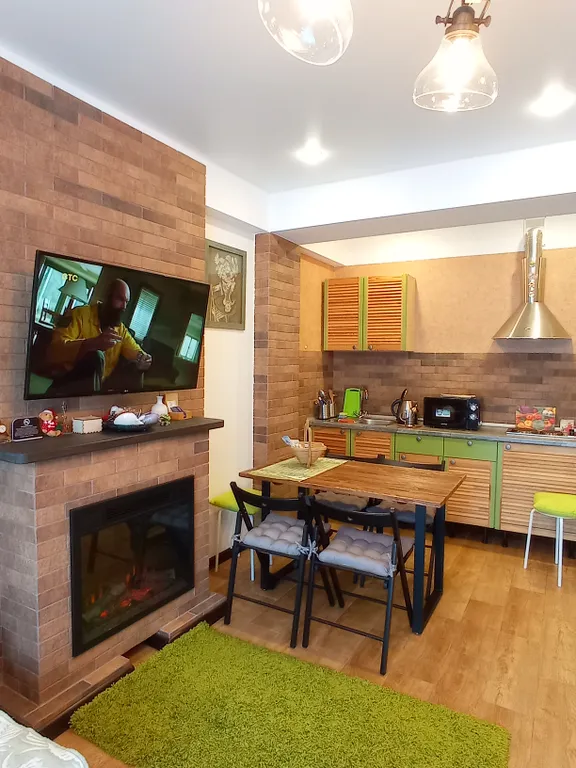 Апартаменты Дом вдали от дома с камином на Байкале