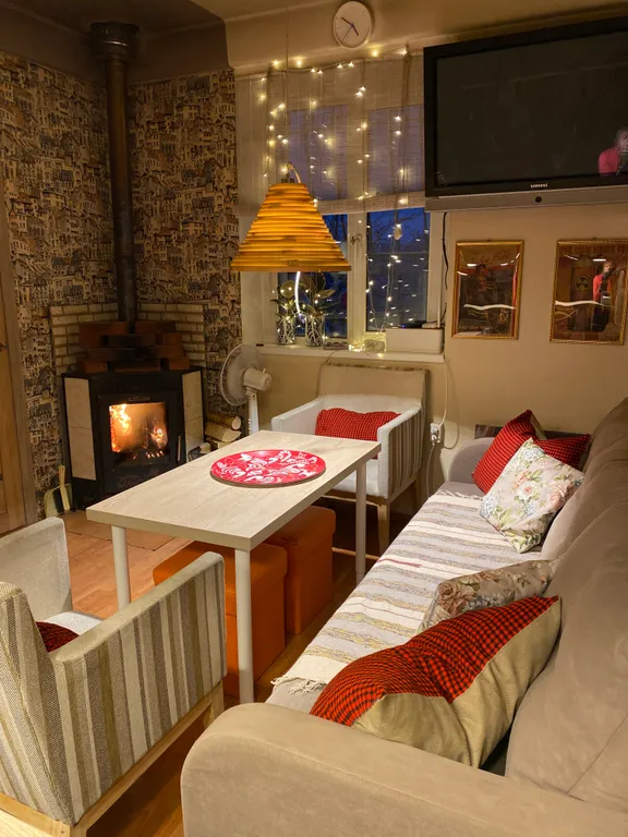 Коттедж Дом с камином и баня на дровах — Гатчина