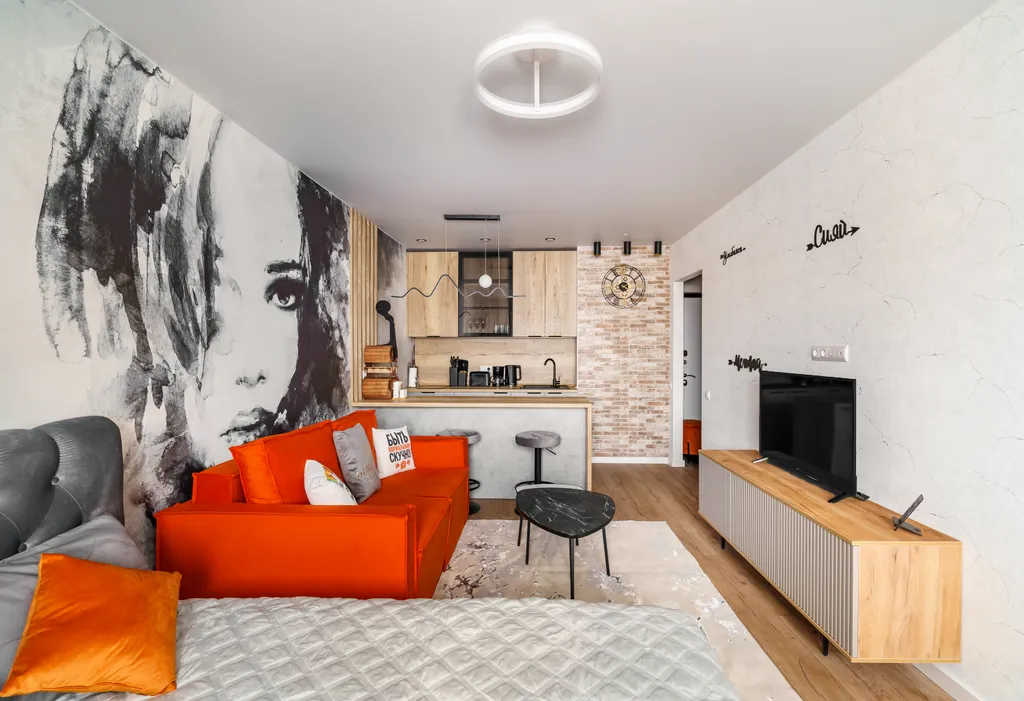 Студия с дизайнерским ремонтом в ЖК Авиатор