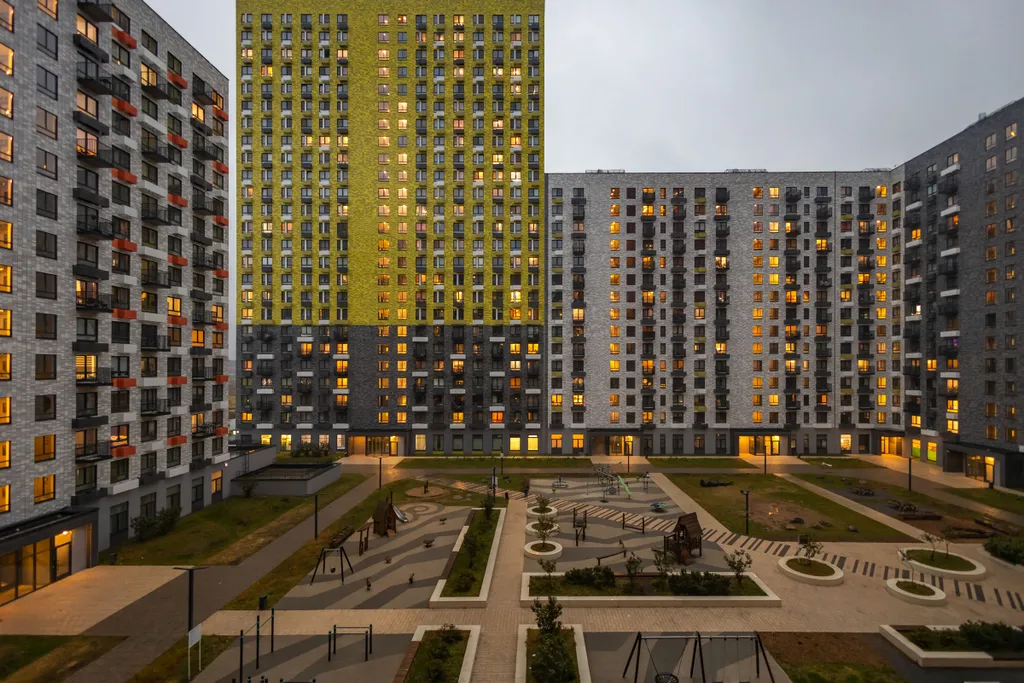 Квартира Квартира Комфортная евродвушка Палермо — Москва