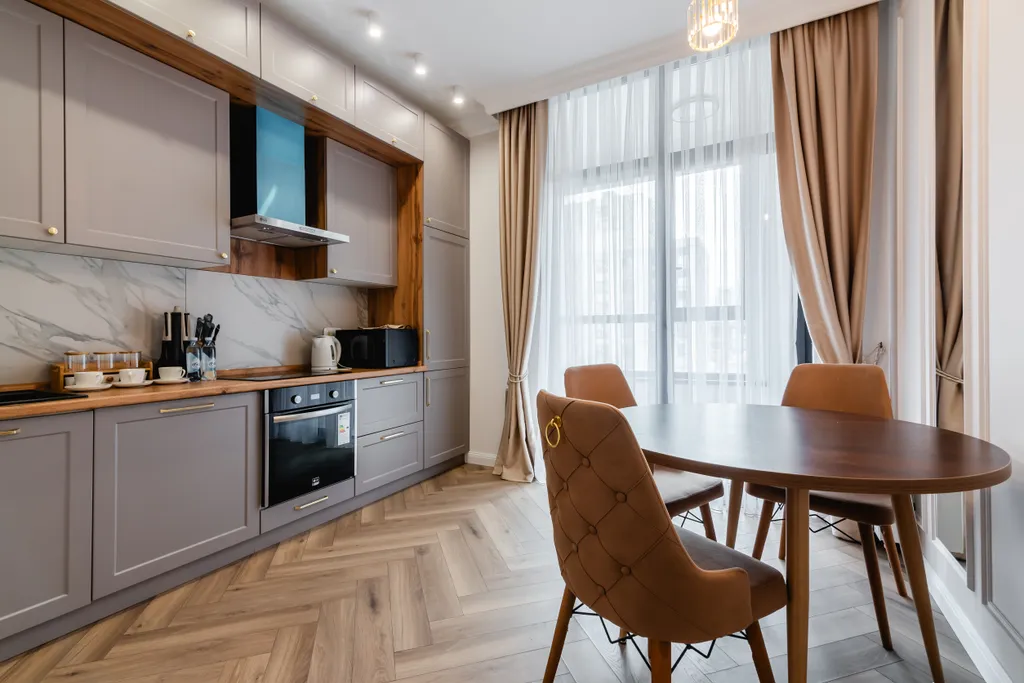 Квартира Open line amir, 2 комнаты с видом на сад — Алматы