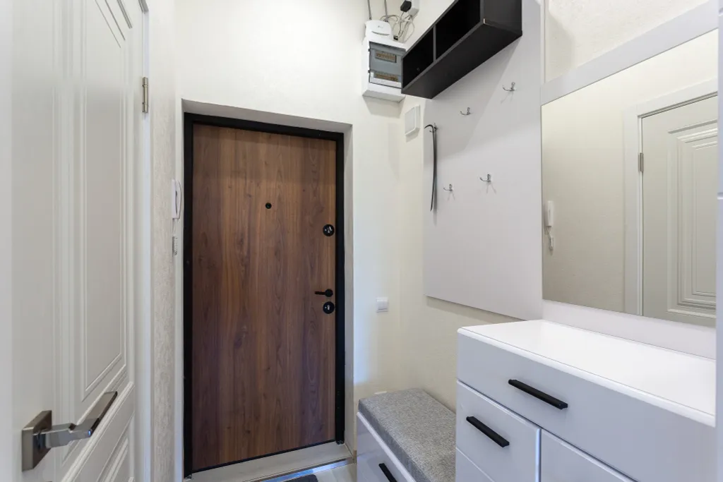 Студия с балконом и видом на горы