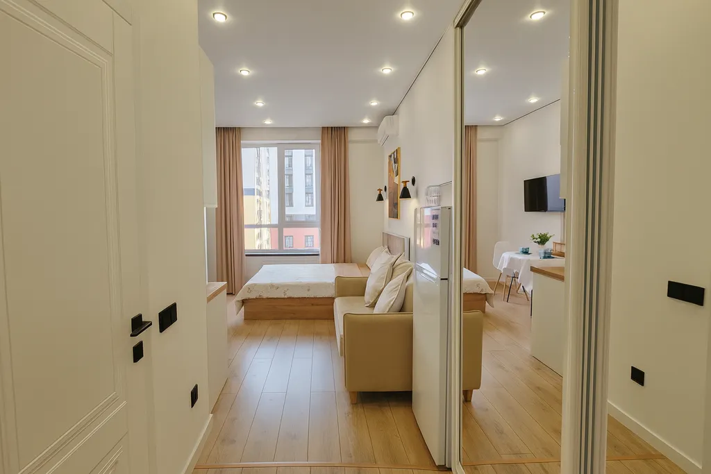 Яркая и стильная студия рядом с mega park