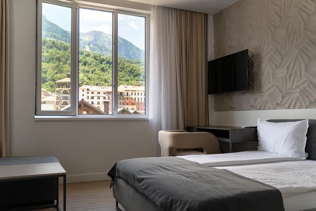 Квартира Семейный номер с видом на горы и кухонной зоной — аренда посуточно в Эсто-Садок