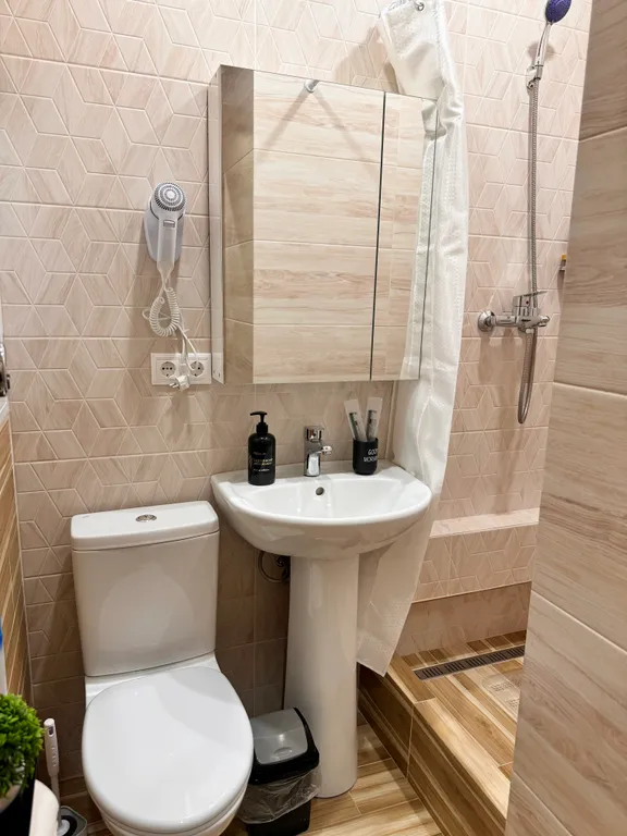 Уютная студия с двуспальной кроватью в Люберцах