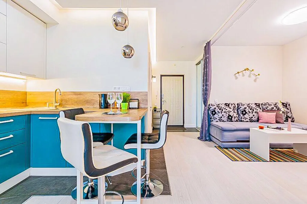 Просыпайтесь с видом на город, дизайнерские апартаменты