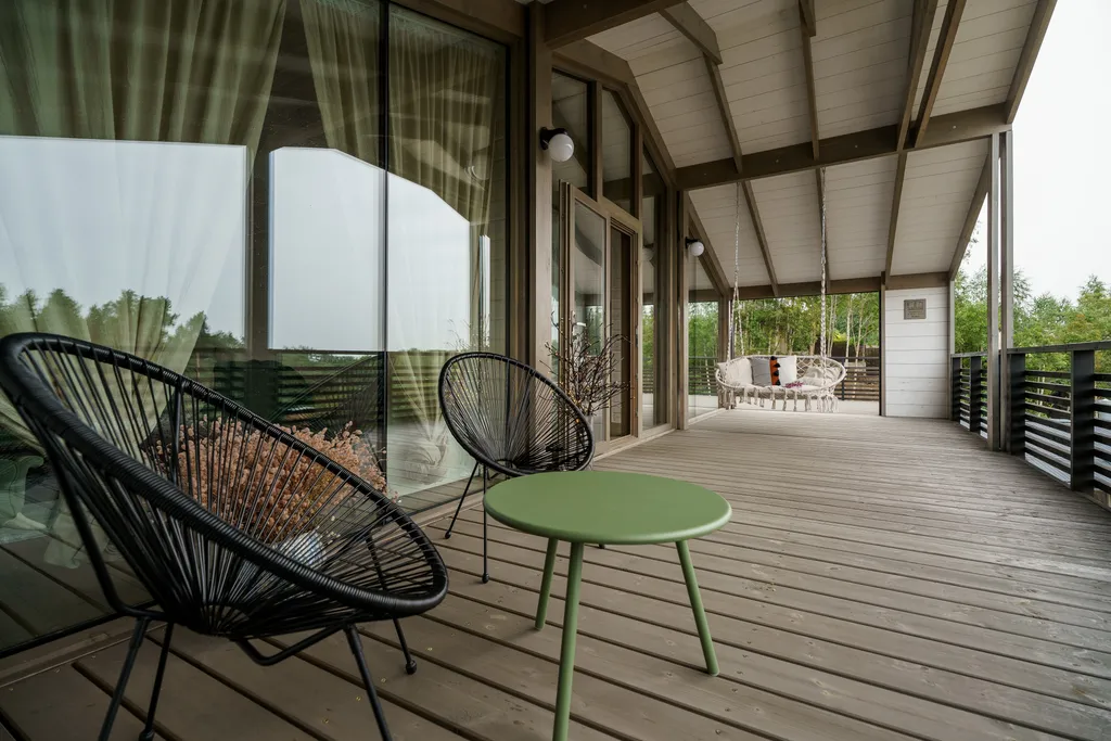 Просторный семейный коттедж у залива