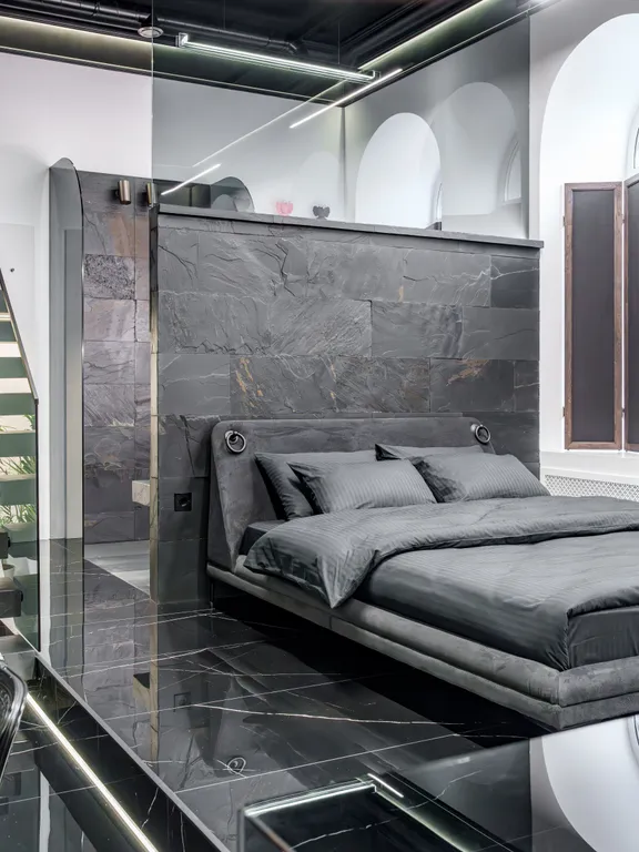 Квартира Квартира с авторским дизайном камином, сауной и кондиционером — Санкт-Петербург