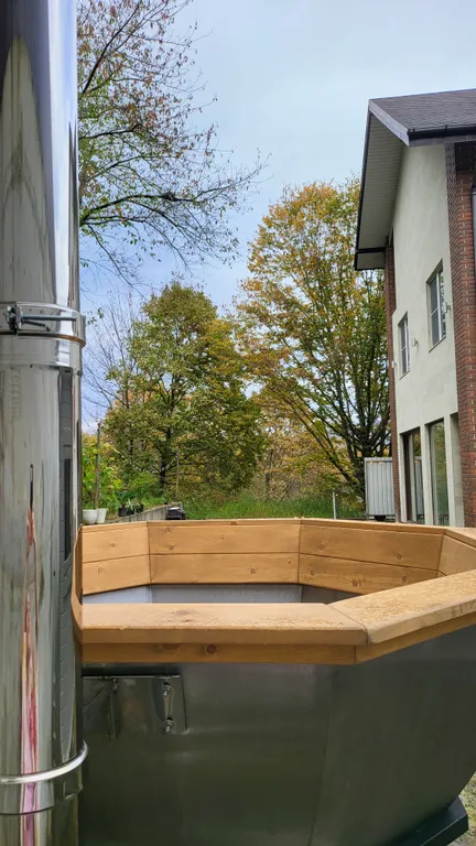 Уютный дом с баней, чаном и видом на горы