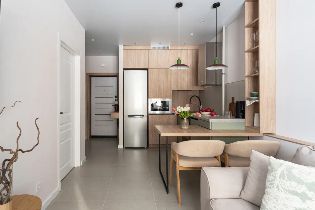 Квартира Квартира с отдельной спальней и рабочим местом в 900 метрах от пляжа — Зеленоградск