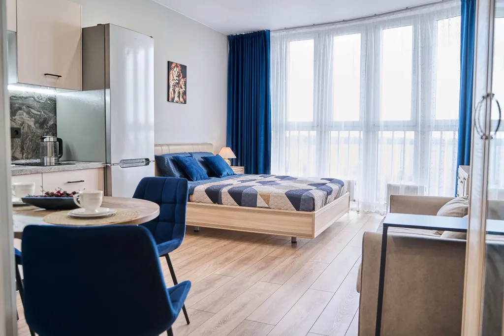 Квартира Квартира Стильная студия ЖК Самолеты — Краснодар