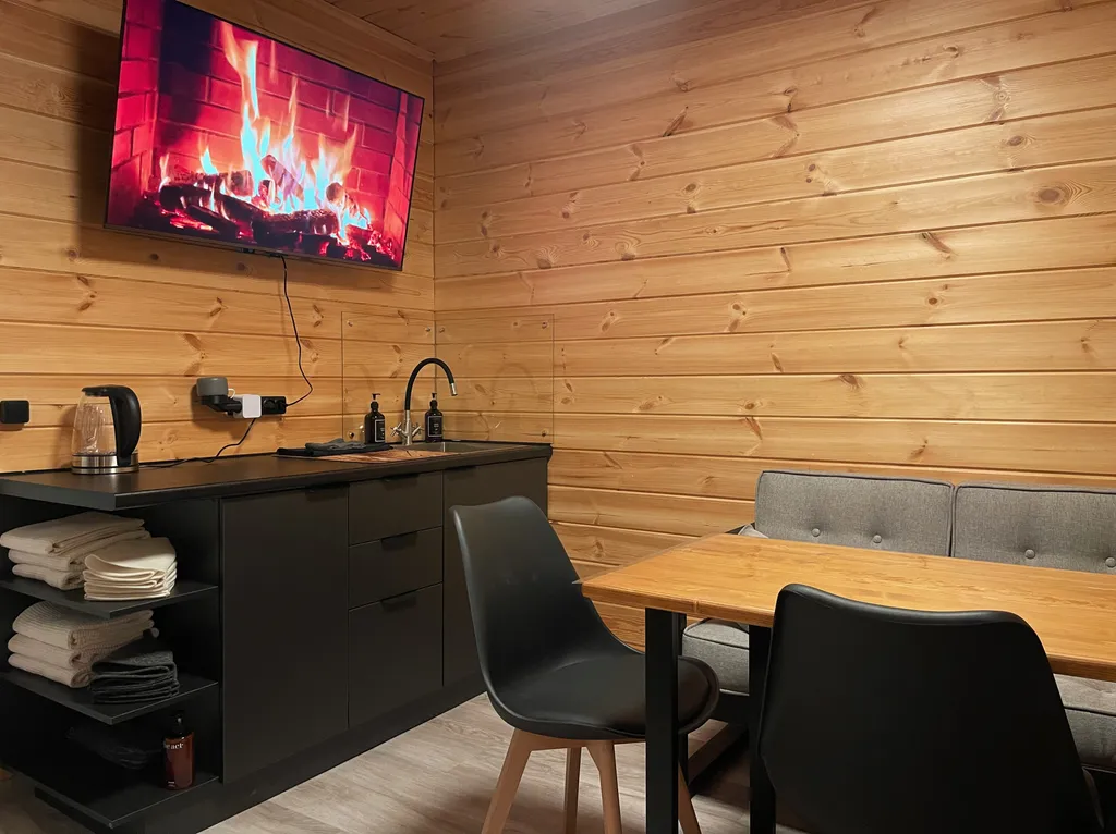 Просторный барнхаус с баней