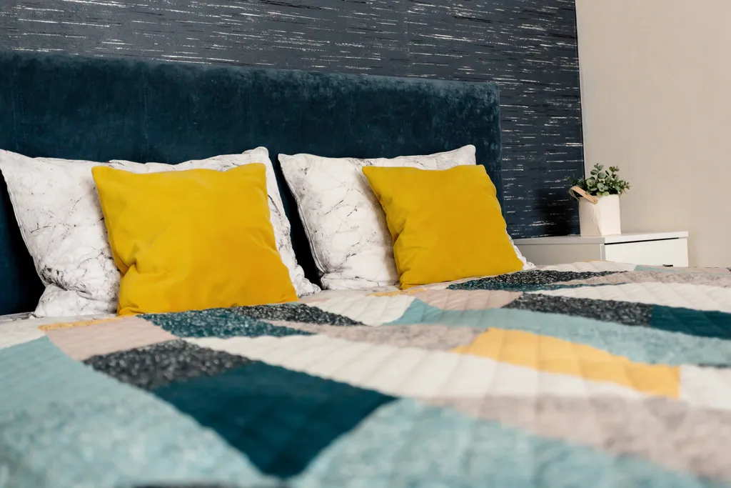 Уютная 1-комнатная квартира, 40 м², 2 кровати