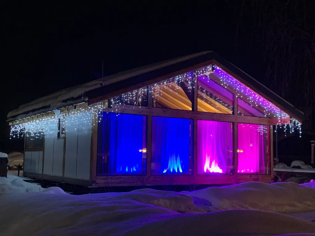 Коттедж Дом с баней в глемпинге Байкал — Павловский Посад