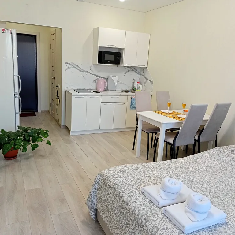 Квартира Новая студия в центре с водонагревателем — аренда посуточно в Абакан