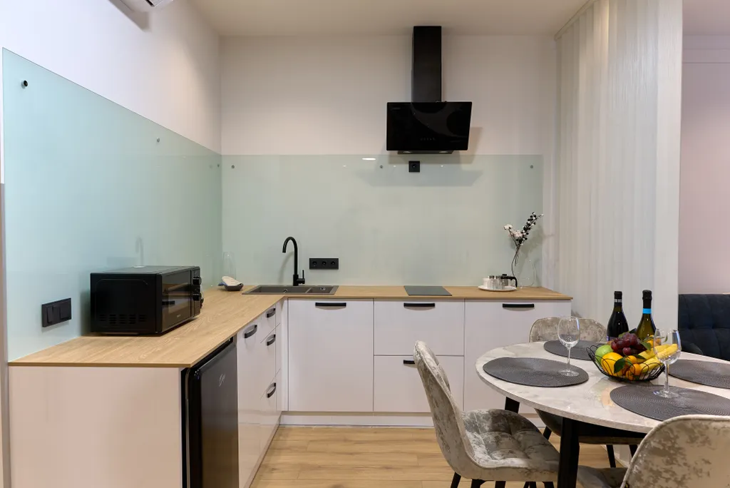 Уютные апартаменты на третьем этаже с видом на море