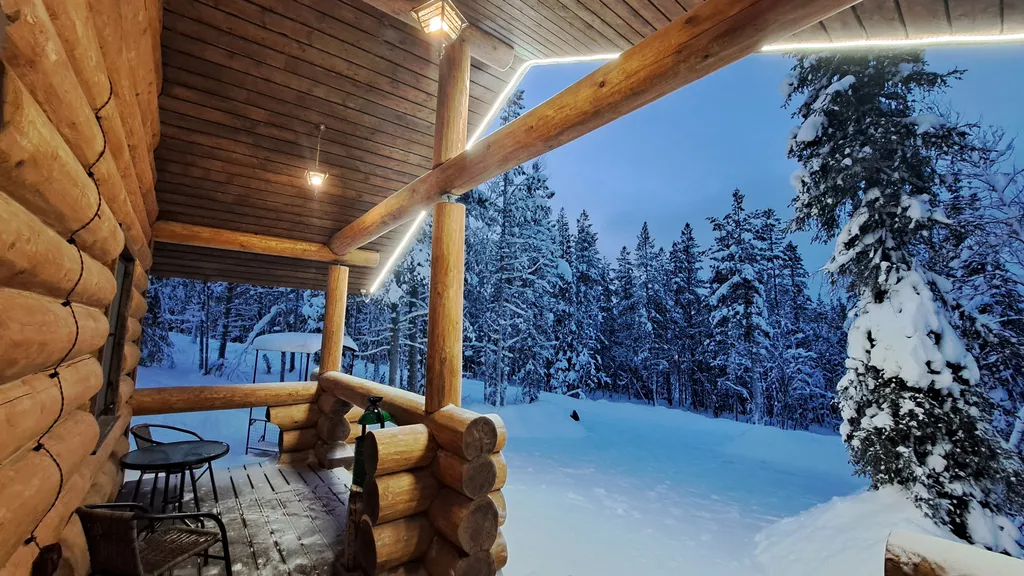 Бревенчатый коттедж