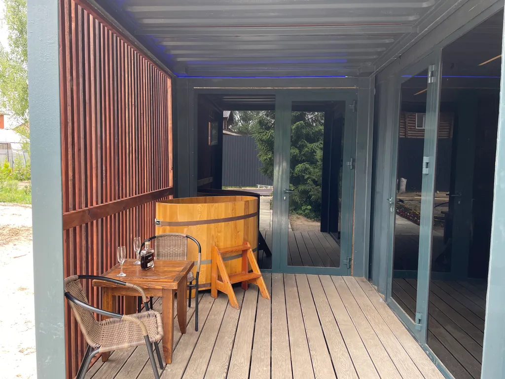 Коттедж Модульный дом с русской баней в двух шагах от озера — Павловский Посад