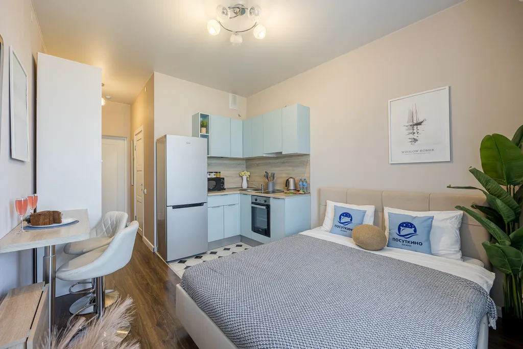 Уютная студия у метро Потапово