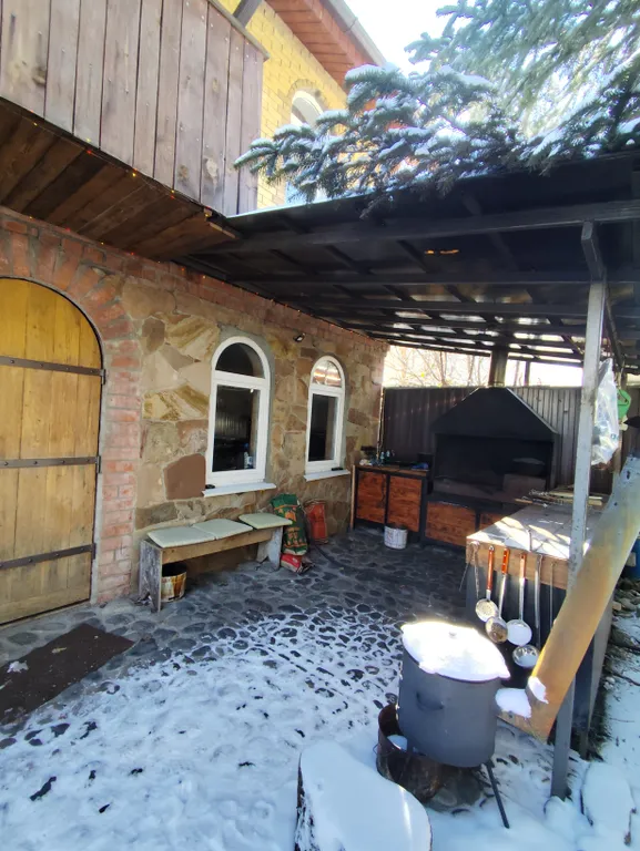 Коттедж Дом с баней и озером — Теберда