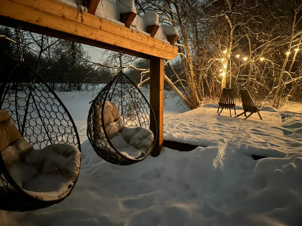 Коттедж Панорамный всесезонный купол с видом в лес — Сиверский