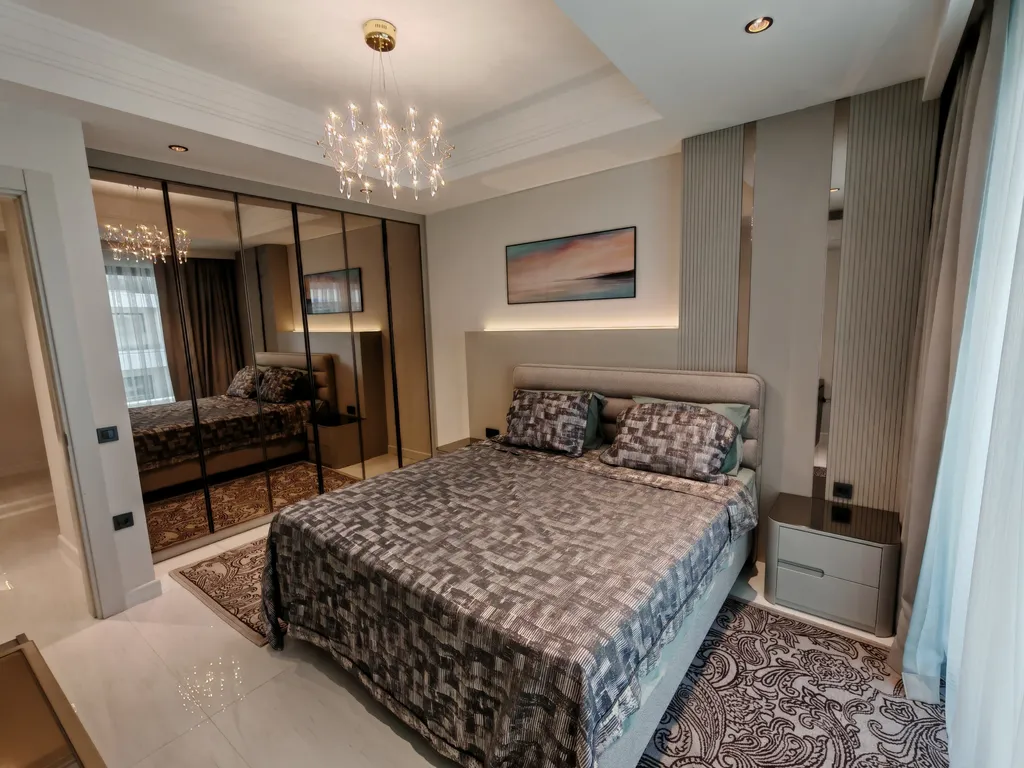 Квартира 2+1 duрlех в Azura World c видом на бассейн и аквапарком