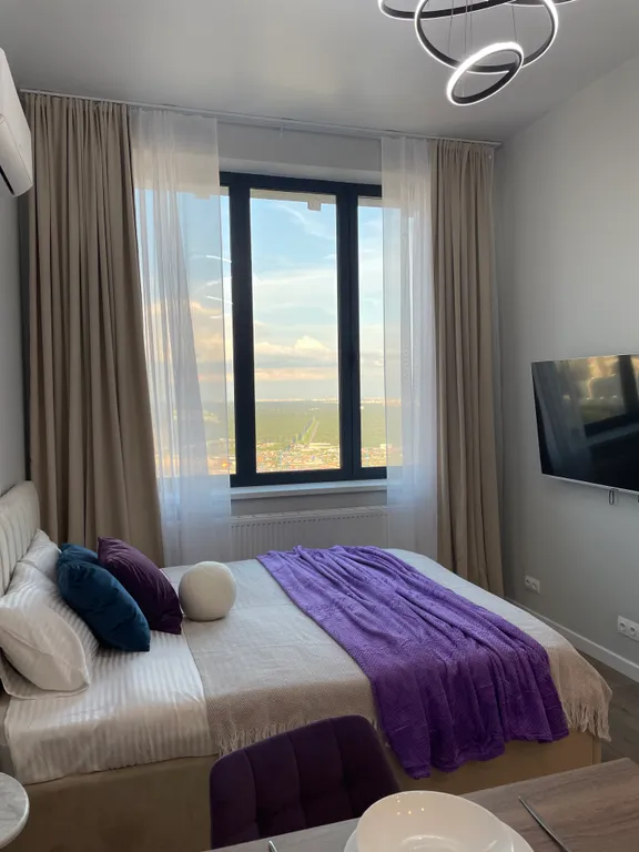 Квартира Квартира с панорамным видов 52 этаж в Afi Tower — Москва