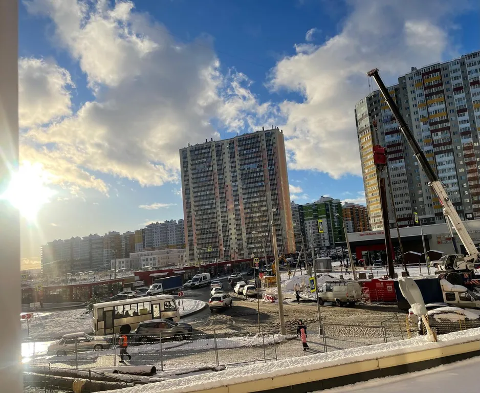 Квартира Квартира Уютная студия в Шушарах для командировочных, пар и пар с детьми — Шушары