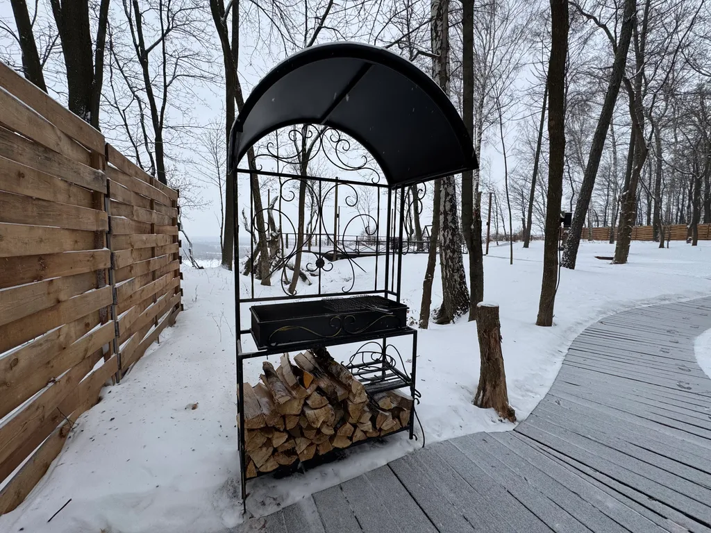 Уникальное место для отдыха на высоком берегу Волги