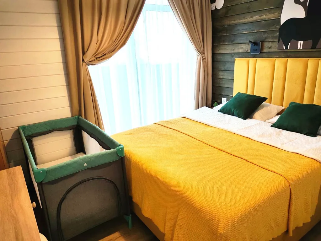 Стильный barnhouse с сауной