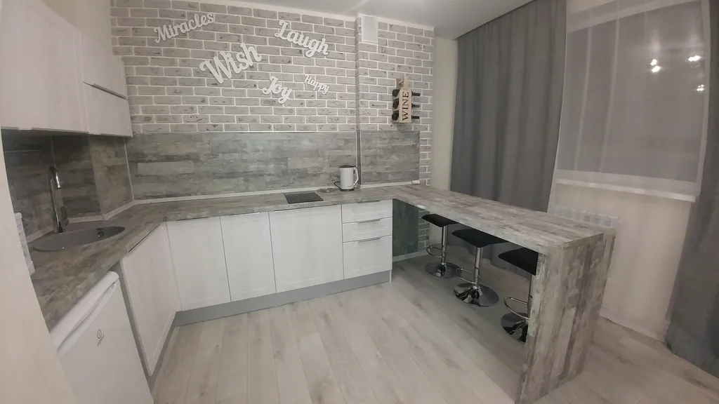 Уютная евродвушка в серых тонах