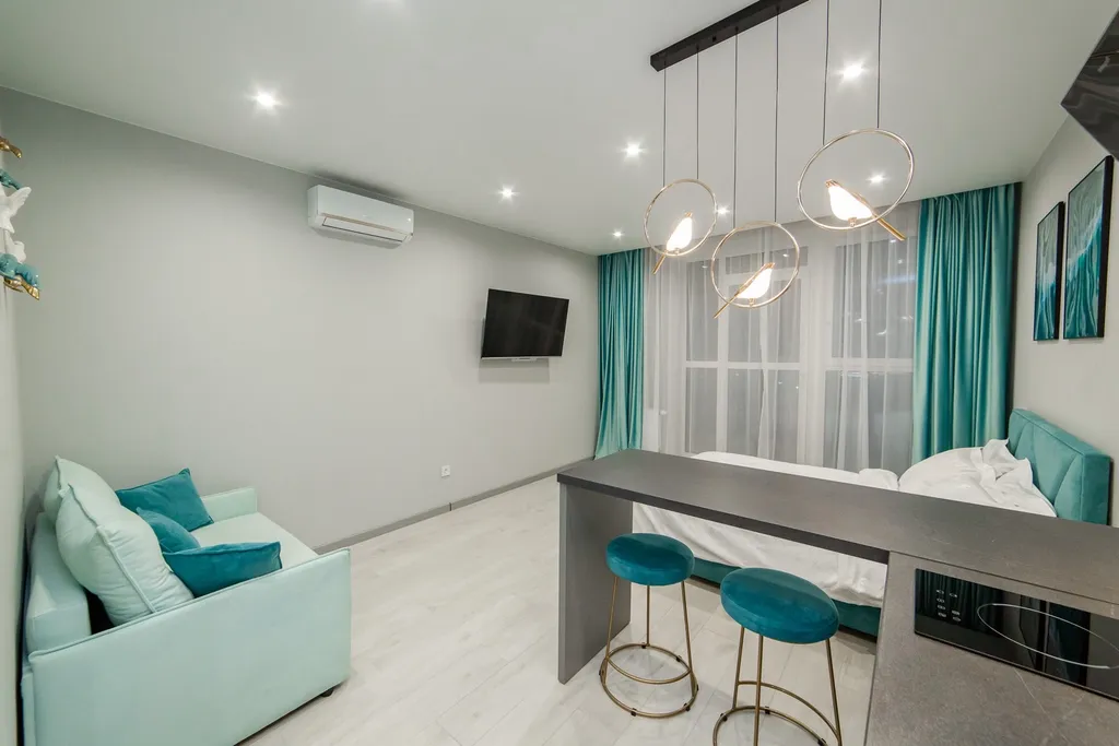 Апартамент студия на 18 этаже Mybookingby