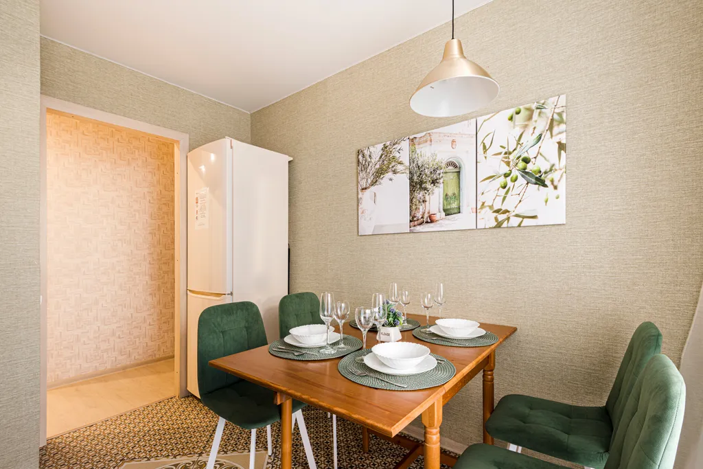 Радужная квартира недалеко от залива, гостиничный сервис, кондиционер