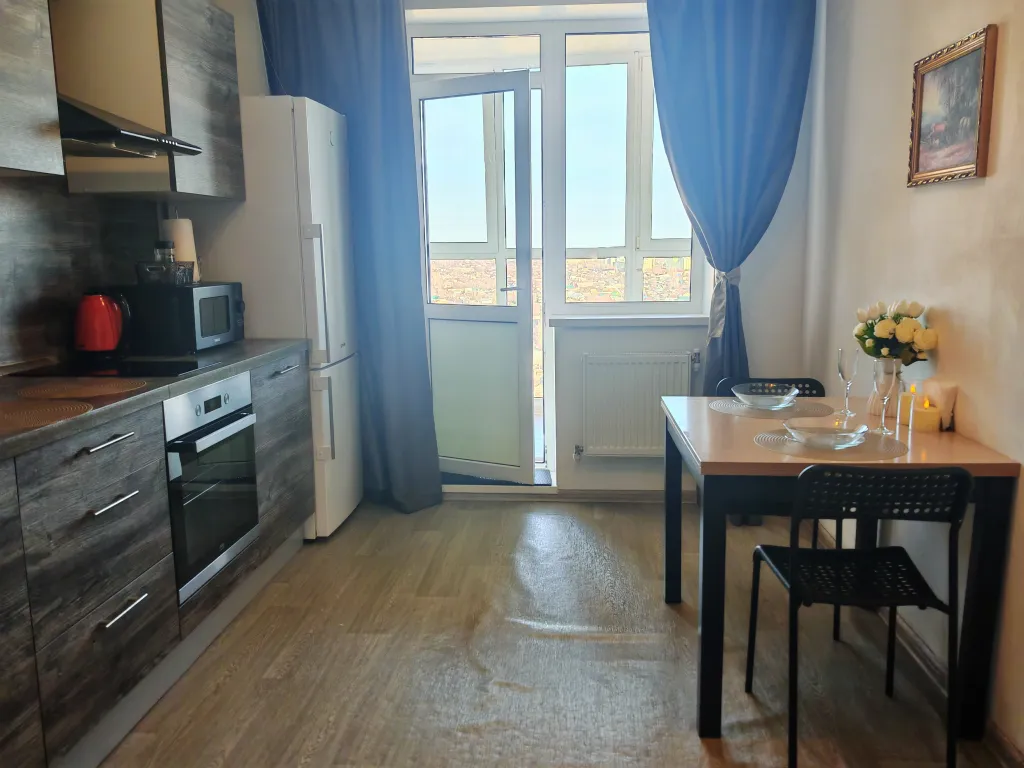 Квартира с панорамным видом на город и Волгу