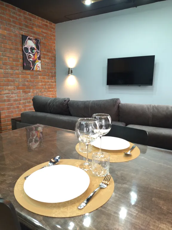 Уютная новая квартира с loft дизайном