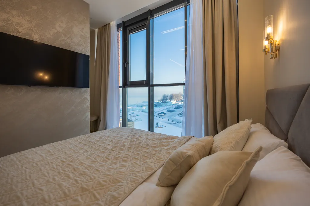 Квартира Квартира-студия с видом на море | Апарт Зеленоградск — Зеленоградск