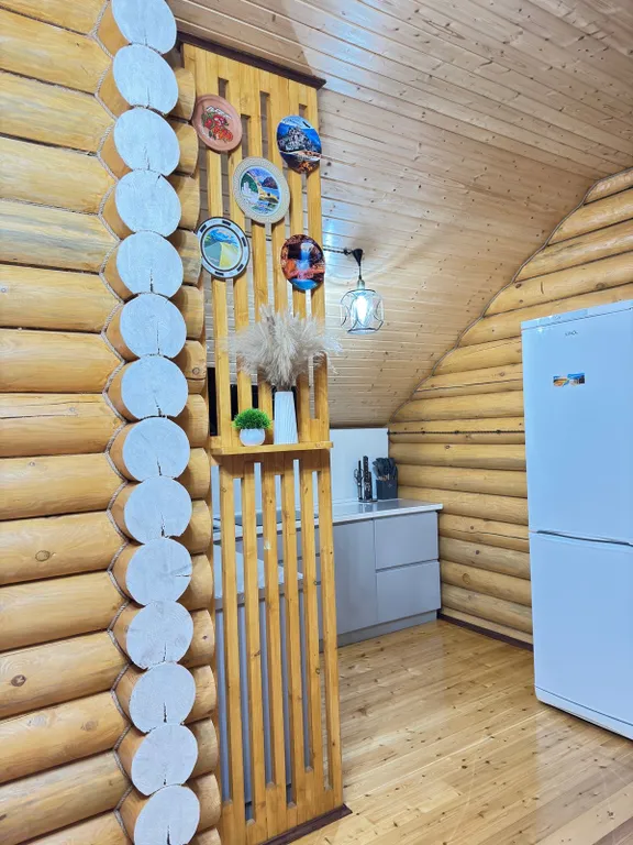 Домик у моря из бруса