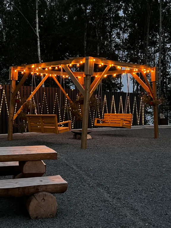 Коттедж Дом на берегу озера в Карелии — Чална