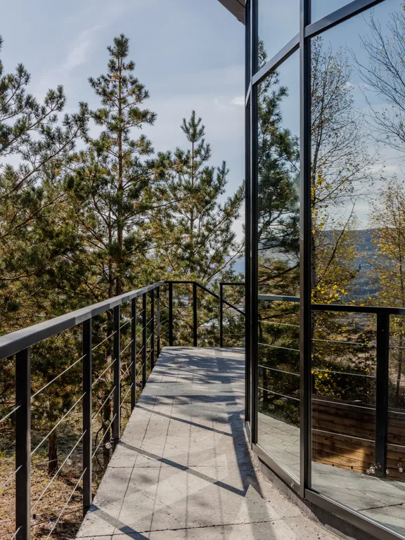 Уникальный Круглый дом с панорамой на горы и реку Сок