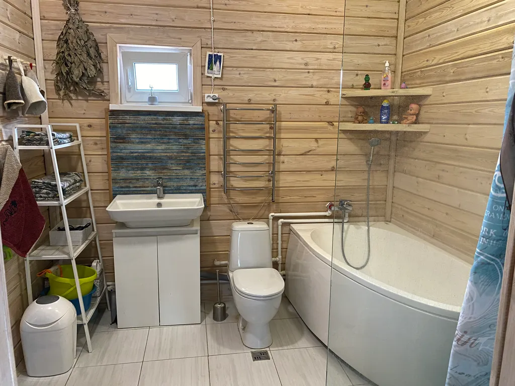 Новый коттедж на берегу ладожских шхер