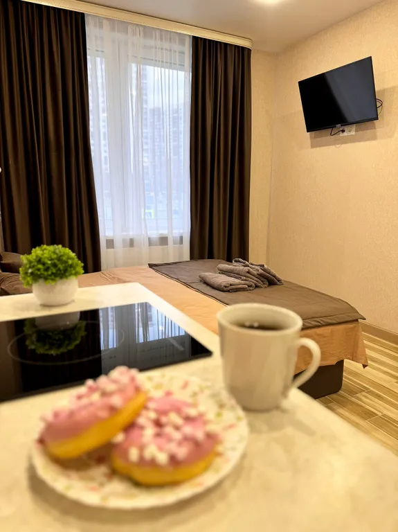 Студия с двуспальной кроватью