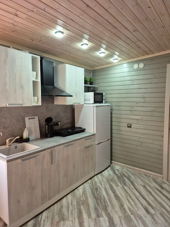 Дом с сауной рядом с лесом и озером