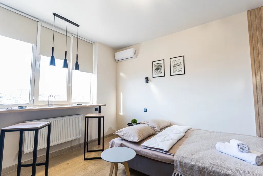 Стильная студия в ЖK Ceмeйный  от LetoApart