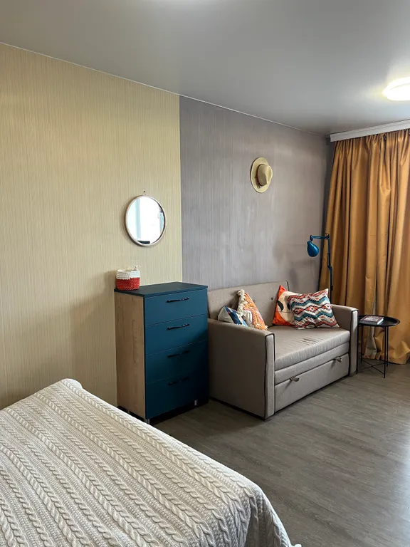 Студия с видом на вулканы в отличном районе города