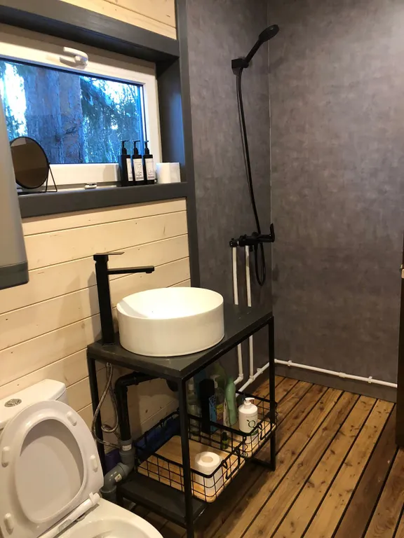 Уютный дом с баней, с панорамным видом на гору Ежовая