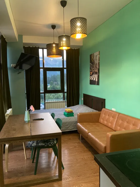 Апартаменты в самом центре Домбая в 2 минутах от канатной дороги