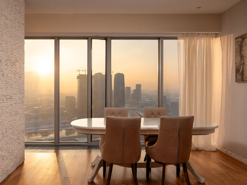 Oko Gudja 29 этаж 100 м2 панорамный вид на город шикарный закат