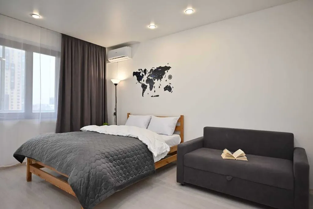 Квартира 1-к. квартира "Материк" напротив парка Сады мечты и Сибирью — Красноярск